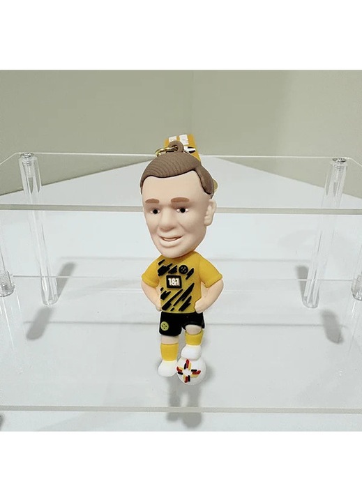2 db focista kulcstartó szett, chibi stílusú, többszínű