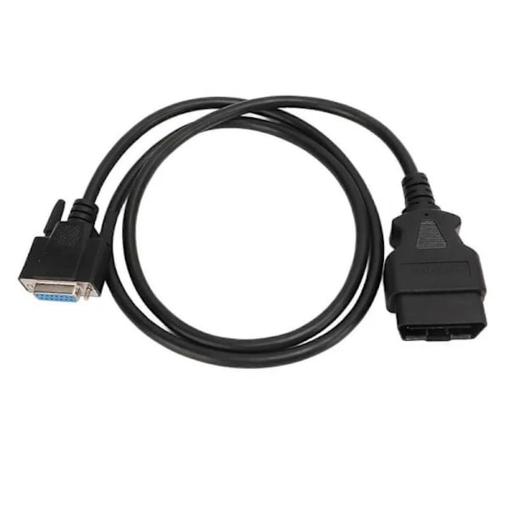 Cablu diagnostic OBD2, inlocuitor pentru Launch CRP123 CRP129, negru, 1.5m