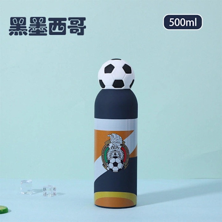 Sticla apa sport inox termos fotbal editia Mexic 500ml