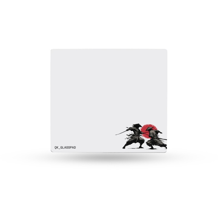 Mousepad Gaming QwertyKey Esports Glass Striker 3.2mm Anti-Slip TPU