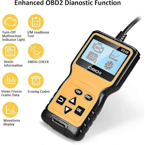 Scanner diagnostic auto, LCD color, multilingv, 2.8 inch - eMAG.ro