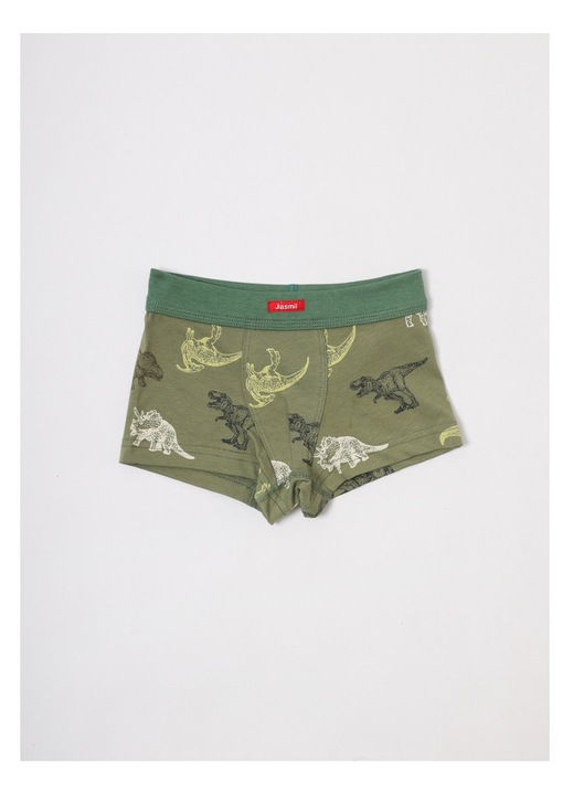 Jasmil - Fiú boxeralsó, Zöld, 6, 92% pamut, 8% elasztán