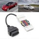OBD към OBD2 16-пинов адаптерен кабел за Tesla Model 3/Y 2019-2021, plug and play, съвместим с OBD2 скенери (USB/Wi-Fi/Bluetooth), ABS, черен, 1 бр