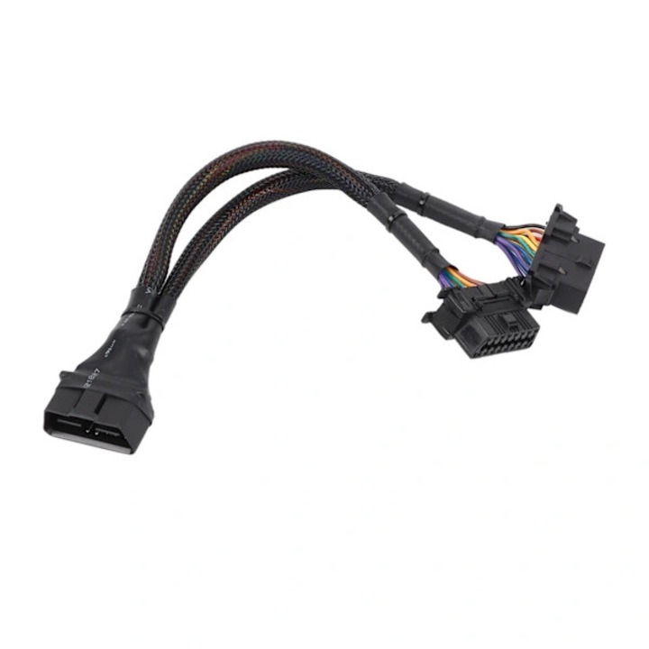Cablu Y splitter OBD, negru, ABS, universal, 42cm