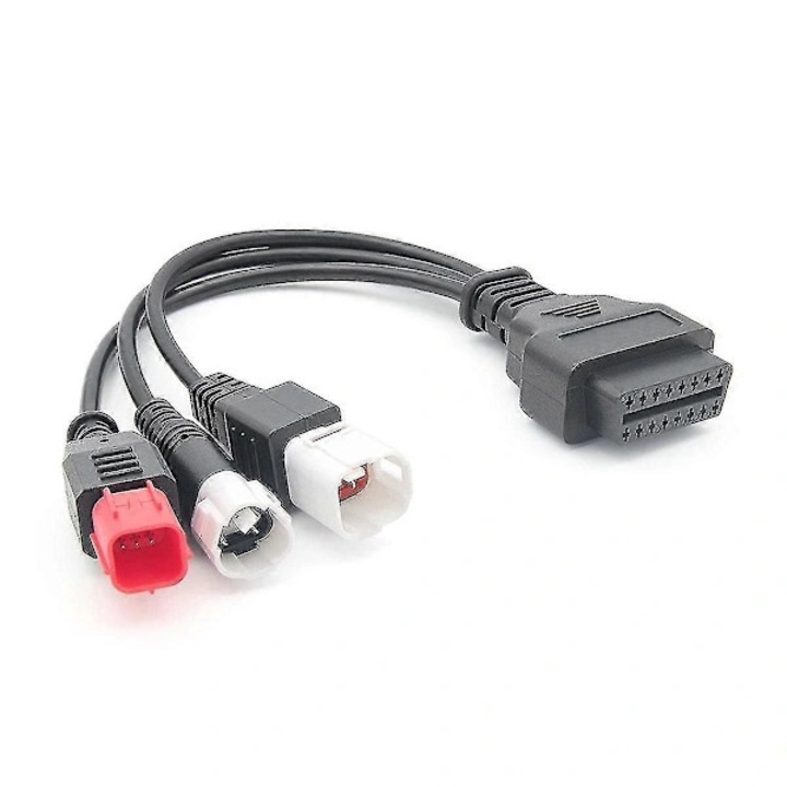 Cablu diagnostic OBD2 3 in 1, negru, 16x3x4x6 pini
