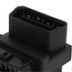 Адаптер OBD2 (сплитер) 16 пина към 2 гнезда, Plug and Play, съвместим с OBD2 скенери и GPS/WiFi/Bluetooth аксесоари, компактен от ABS, черен, 1 бр