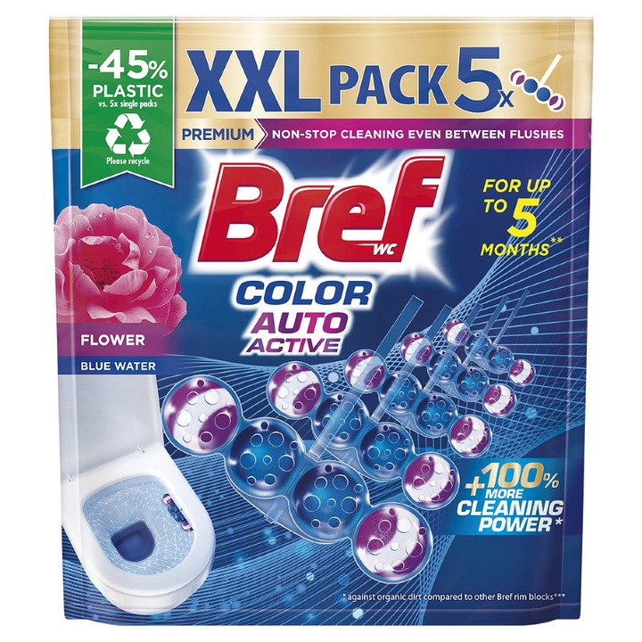Bref Color Auto Active Flower 5x50g