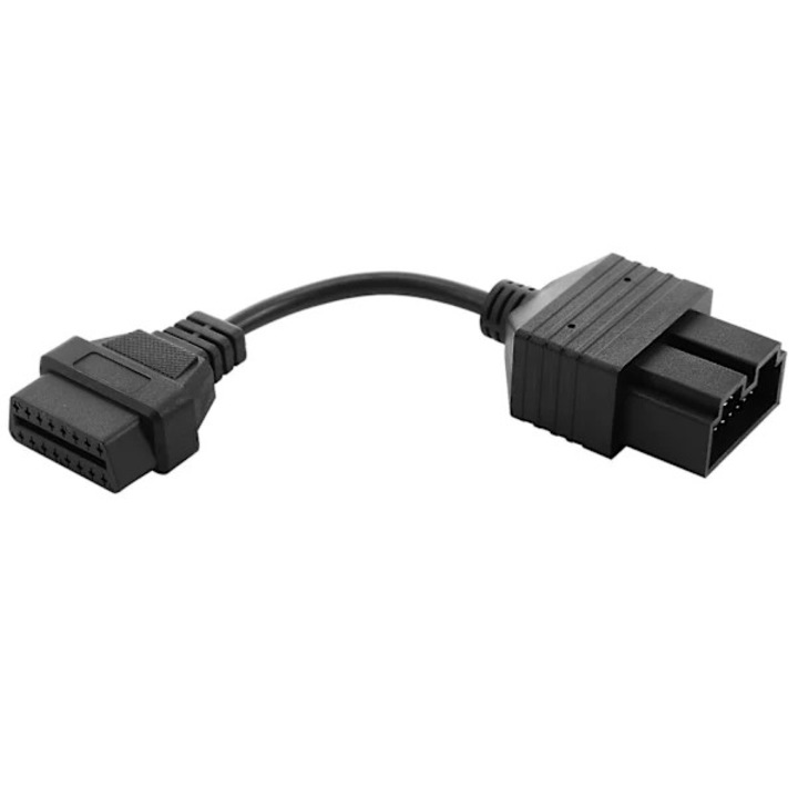Cablu diagnostic auto adaptor OBD2 Kia 20 pini la 16 pini negru 20x0.5x0.5cm