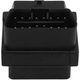 Адаптер OBD2 16 пина, сплитер Plug and Play за 2 порта, от ABS, съвместим с OBD2 скенери и донгъли, Черен, 1 бр