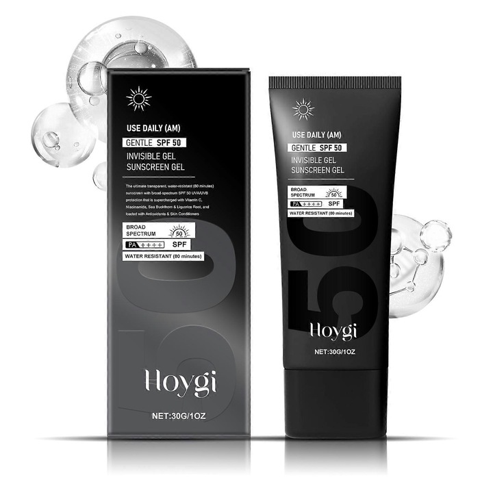 Gel protector Hoygi, 2 bucati, hidratant, non-gras, pentru fata, 50ml