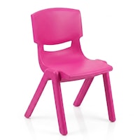 Scaun gradinita stivuibil Mobman Happy 30 cm, Magenta