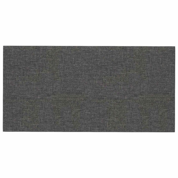 vidaXL Fali Fejtámla 12 db 30 x 15 cm Sötétszürke szövet 4008308