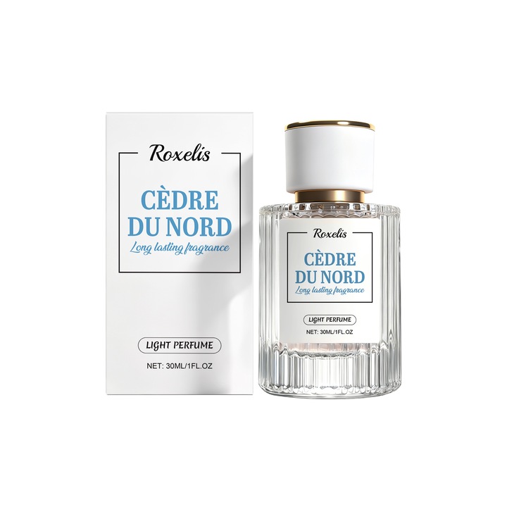 Roxelis Cèdre du Nord unisex parfüm 30ml – friss fás parfüm, tartós könnyed illat