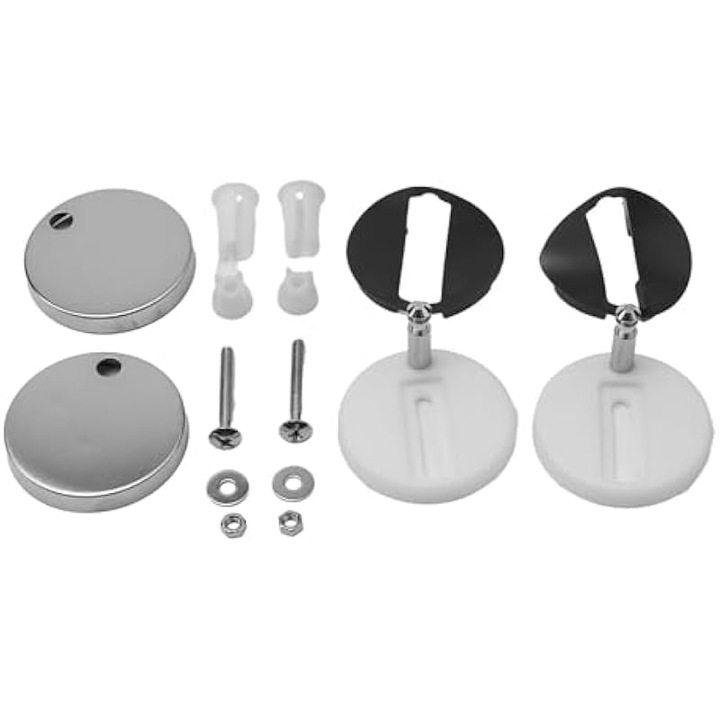 Set balamale inoxidabile pentru capac WC, 60mm, kit complet