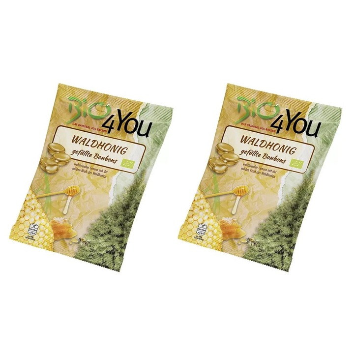 2 x Био бонбони с горски мед, 75g Bio 4 You