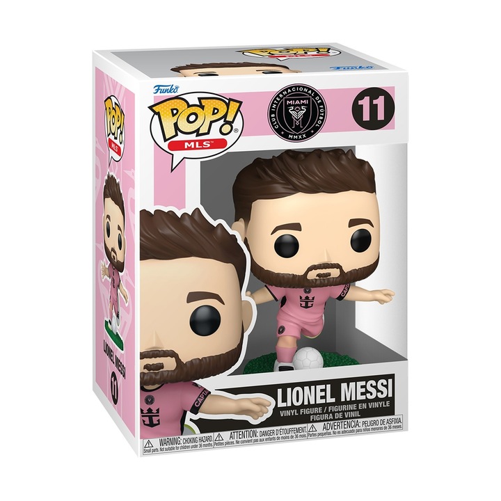 Figurina de colectie Funko POP! Football: Inter Miami − Lionel Messi (Pink) #11