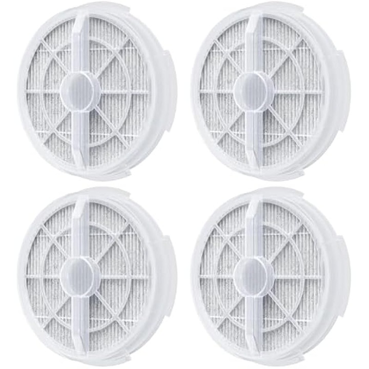 Set 4 filtre HEPA si carbon activ GL2103 pentru purificator aer, multicolor