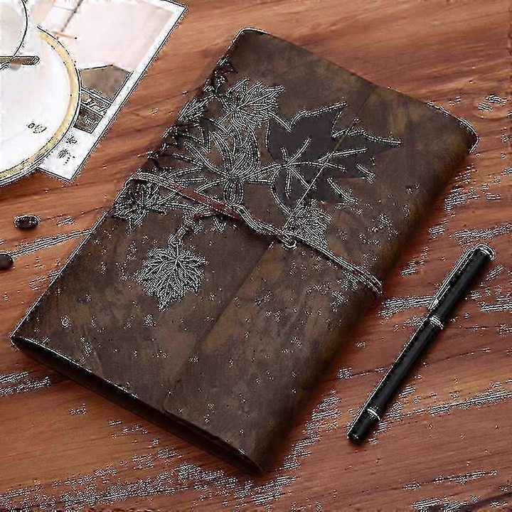 Carnet de notite piele, jurnal, format mic, maro