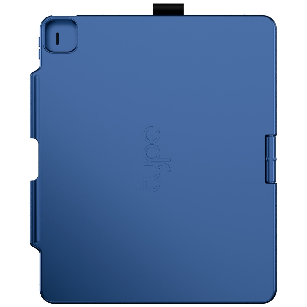 Husa cu tastatura Typecase Flexbook Touch compatibila cu iPad Air 13 inch 2024 / 2025 / 2026, 660mAh, IPX6, USB-C, Albastru
