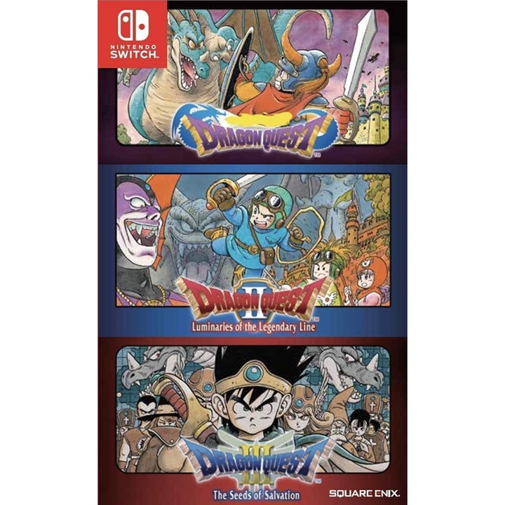 Dragon Quest 1, 2, 3, Nintendo Switch, Konzol játékszoftver