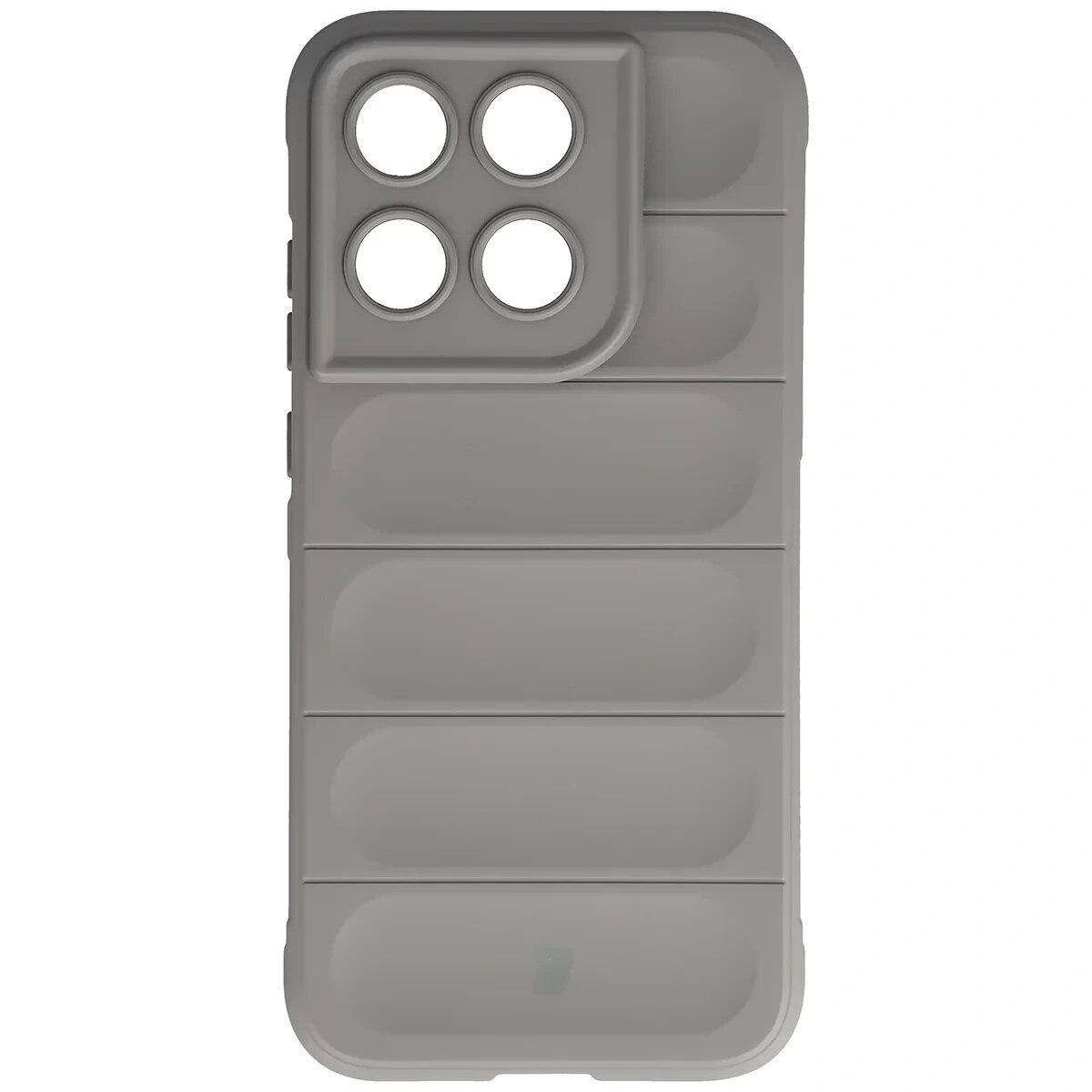 Carcasa Bizon Tur compatibila cu Motorola Moto G67 5G / G77 5G, Light Grey