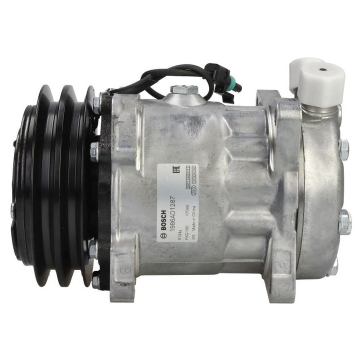 Légkondicionáló kompresszor 12V (R134a) Case IH 9210 9230 9240 9250 9260 9270 Deutz Fahr 4.61 4.71 6.11 6.21 6.31 6.61