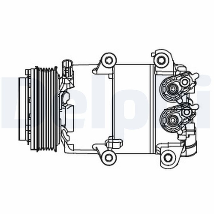 Компресор за климатик Ford B-max Fiesta Fiesta Vi Focus Iii 1.25-1.6d 06.08-02.20 FORD B-MAX/FIESTA 6/FOCUS 3