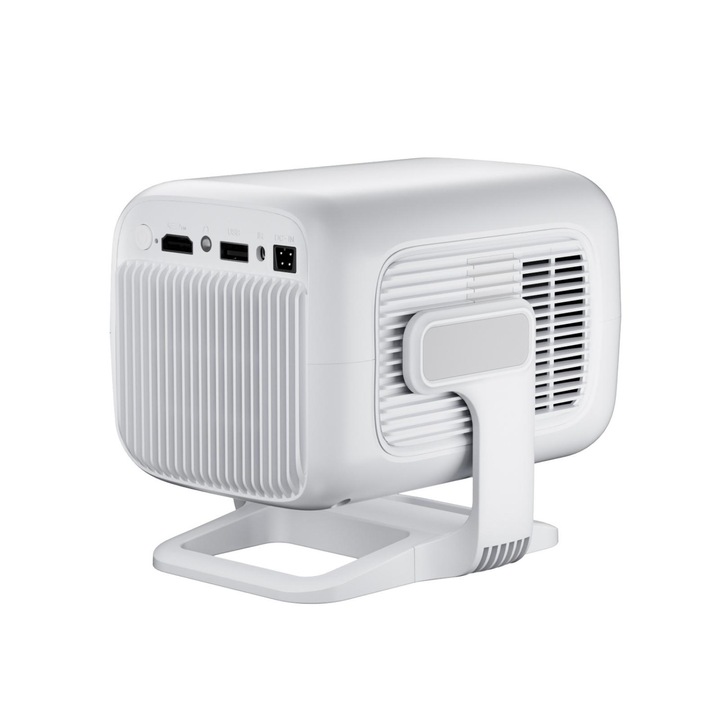Hordozható projektor 1080P Full HD 4K kompatibilis, Bytelike, WiFi6, Bluetooth 5.2, autofókusz, trapézkorrekció, kétrétegű lencse, 5W sztereó hang, 30-150 hüvelykes nagy képernyős vetítés, 180°-os támogatás