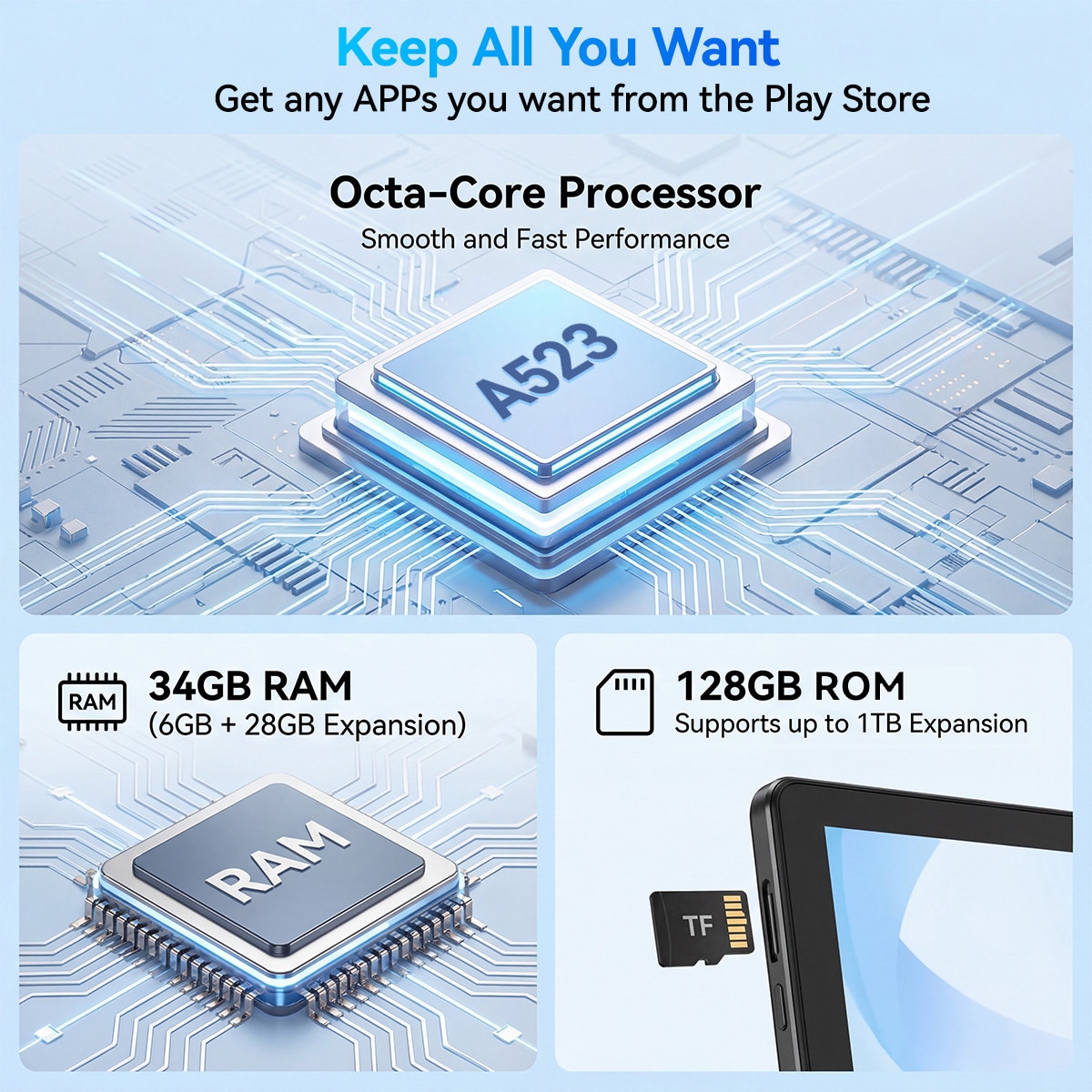 Tableta TT.KIDS X6L Android 16, ecran IPS 10,1 inchi, stocare 128 GB, baterie 6000 mAh, pachet complet: tastatura, mouse, stylus, cablu date, husa protectoare, culoare neagra