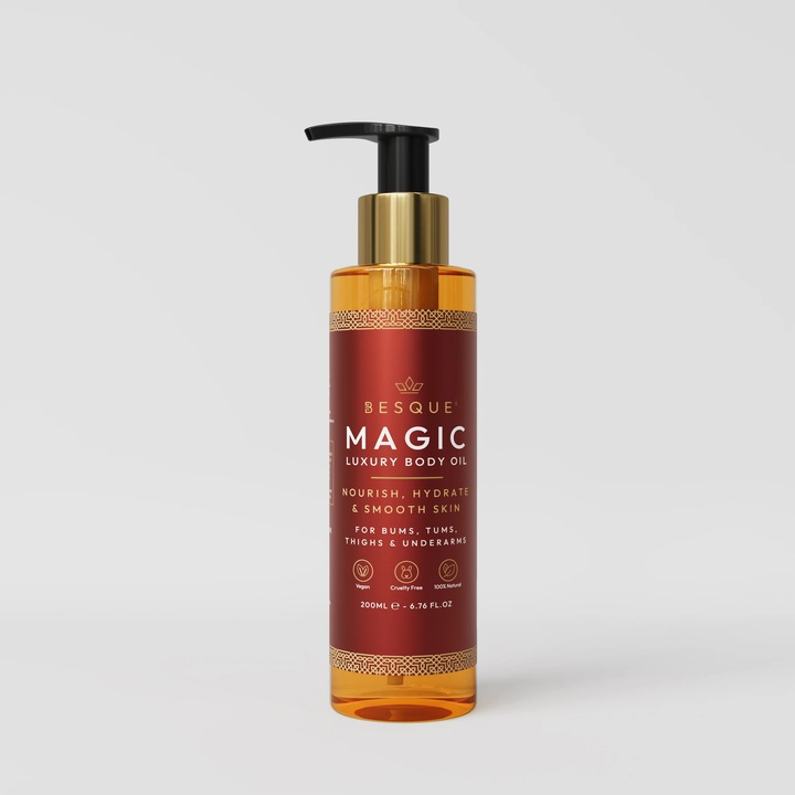 Besque Magic Luxury Body Oil prémium bőrfeszesítő és stria elleni luxus testolaj, 100 ml