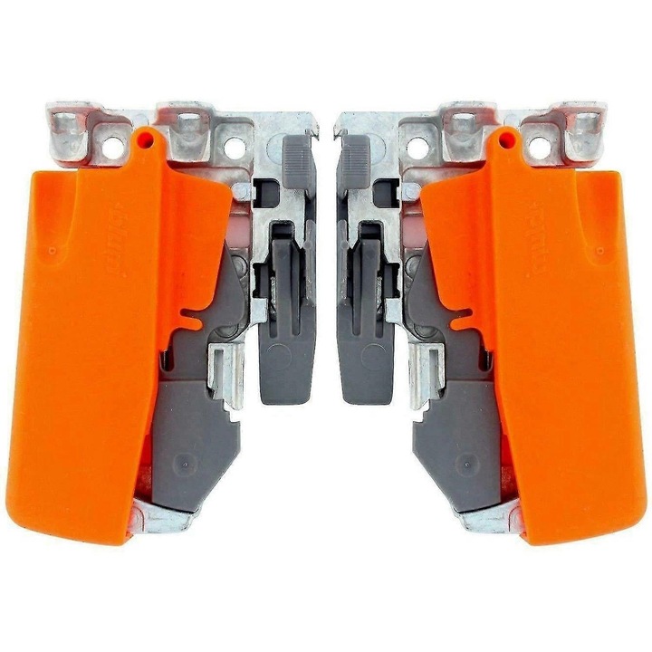 Set 4 dispozitive blocare sertare, negru, universal