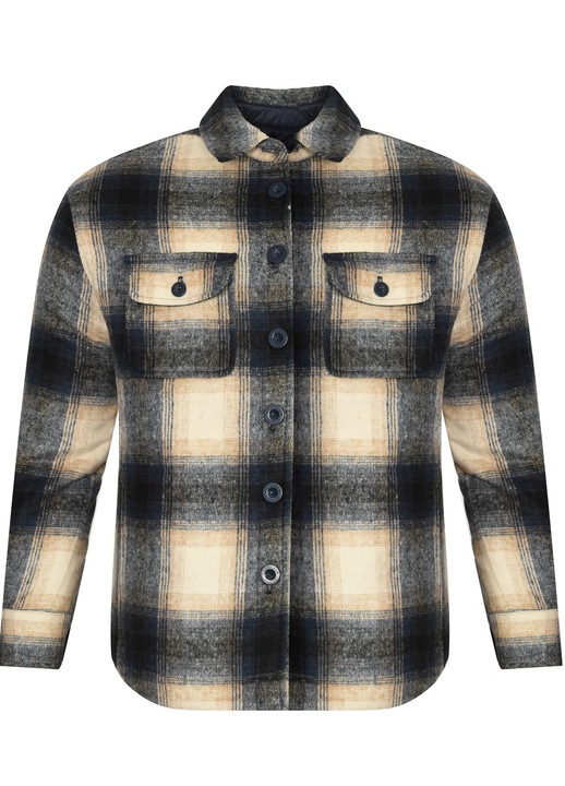 Geaca pentru dama, U.S. Polo Assn., ATYN, poliester, bej/bleumarin