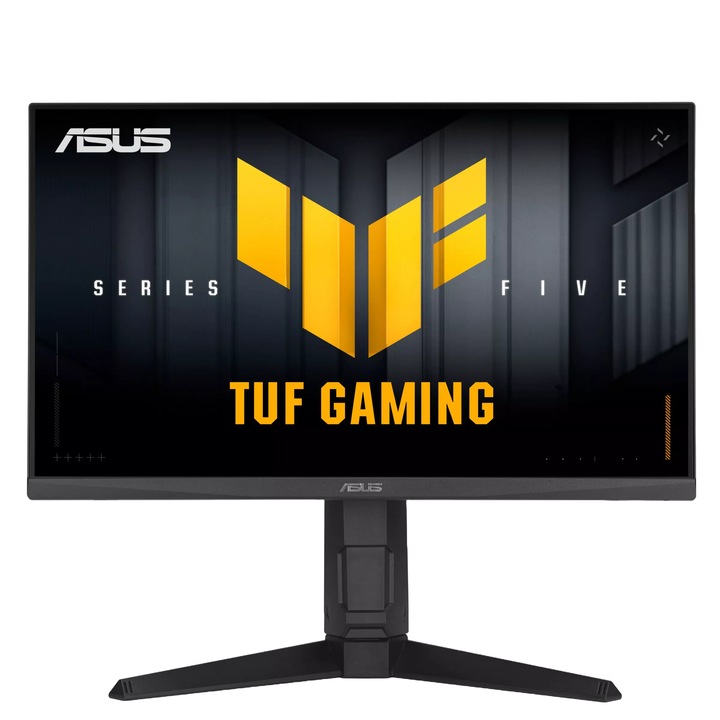 Monitor ASUS TUF Gaming Series 5 VG249QML5A, 23.8", FHD (1920x1080), Fast IPS, 240Hz, 0.3ms MPRT, G-SYNC® compatible, AMD FreeSync™ Premium, Adaptive-Sync, Low Blue Light, ELMB SYNC, Gaming AI, Flicker-free, difuzoare 2Wx2, Pivot, HDMI 2.0, DP 1.4, Negru