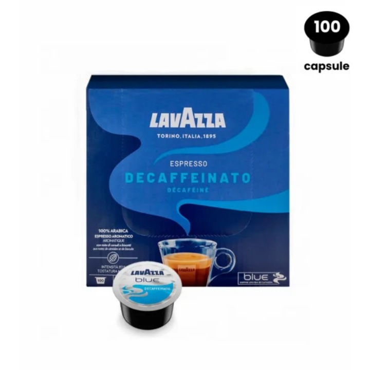 Capsule Cafea Lavazza Blue Espresso Decaffeinato - 100 Bucati
