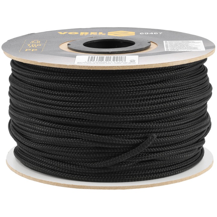 Snur Impletit din polipropilena, diametru 5 mm, lungime 100 m