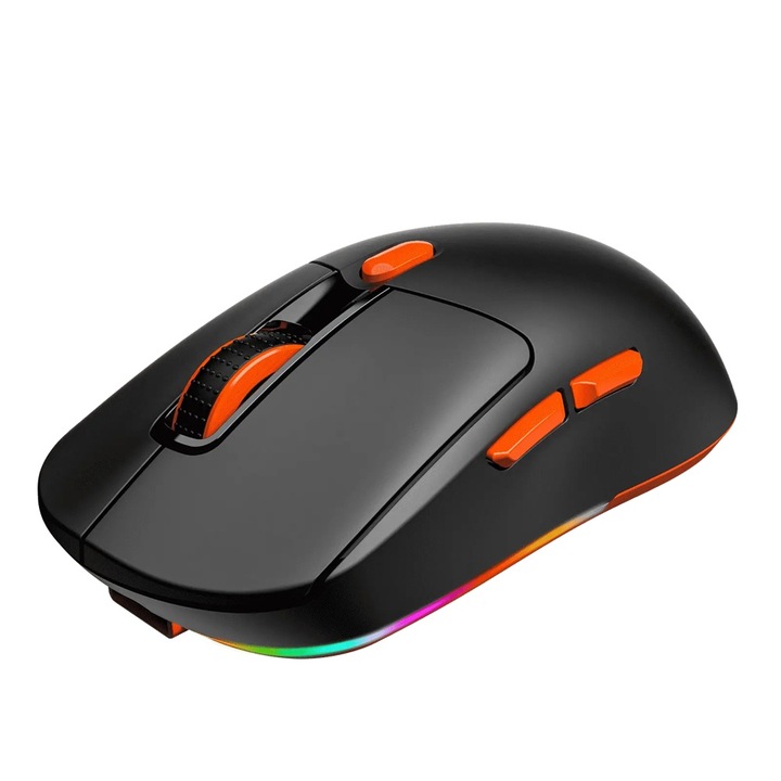 Meetion GW38 Tri-Mode Vezeték Nélküli Gamer Egér Dokkolóval - Fekete