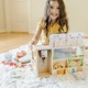 Melissa & Doug „Sandwich Counter” fa játékbolt 56 kiegészítővel