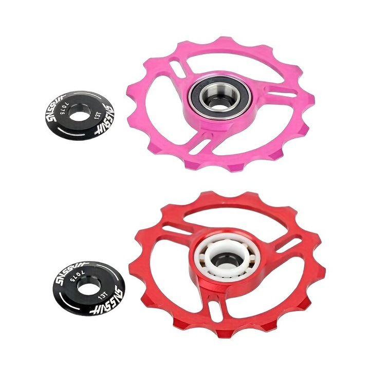 Roata spate bicicleta munte, ceramica, albastru, 11T