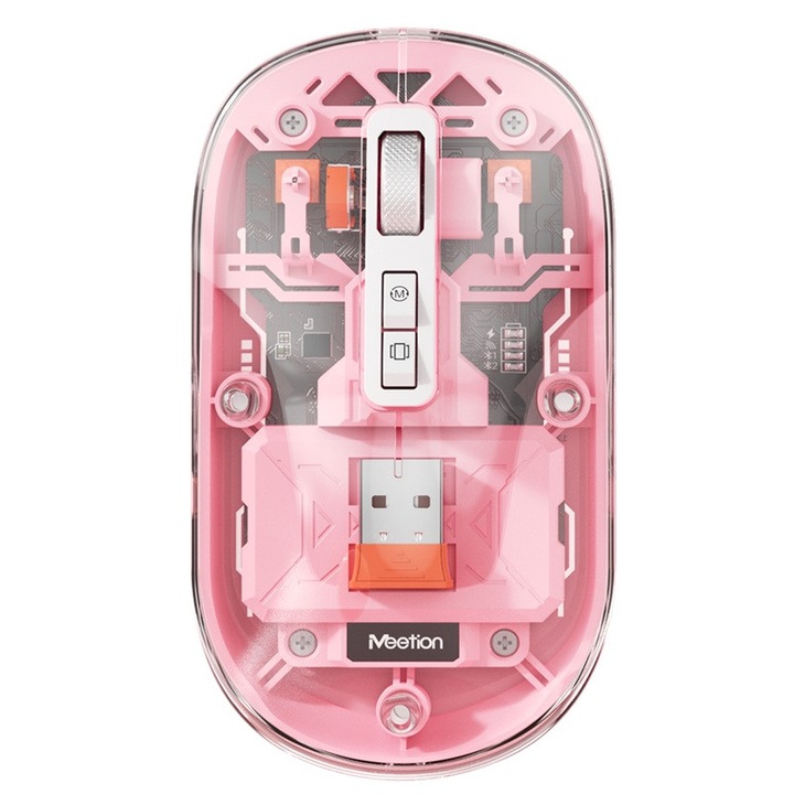 Meetion BTM005 Vezeték Nélküli Egér - Pink