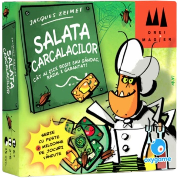 Joc de societate - Joc de petrecere - Salata Carcalacilor (RO), Multicolor, 6