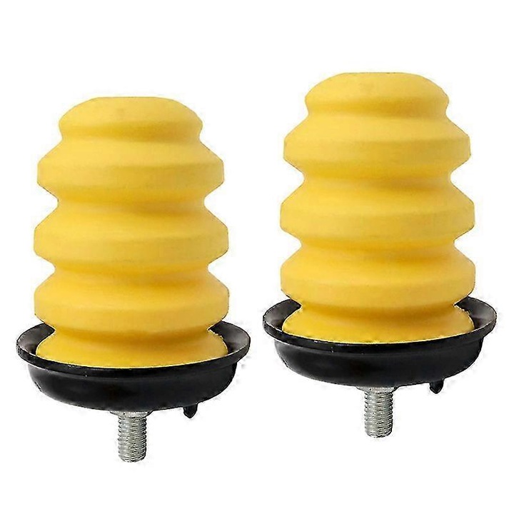 Set 2 amortizoare cauciuc suspensie spate galben 1500 HD 1999-2007