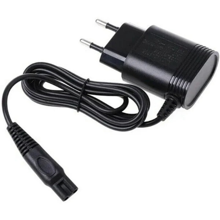 Incarcator/alimentator pentru aparat de ras compatibil cu HQ8505/HQ8500/HQ6425/HQ6426, 15V 5.4W, protectie la scurtcircuit si suprasarcina, negru, 1 buc