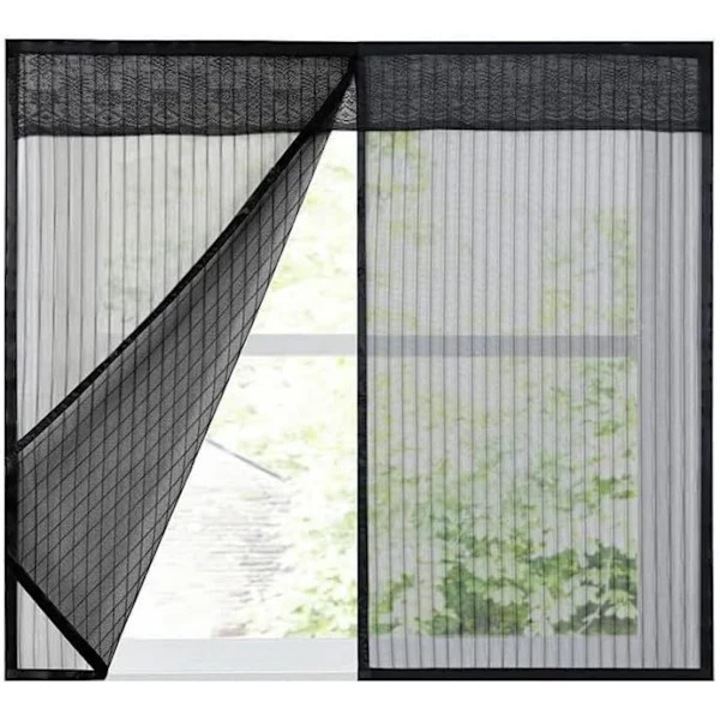 Plasa pentru fereastra anti-tantari, magnetica, silentioasa, 100x120cm