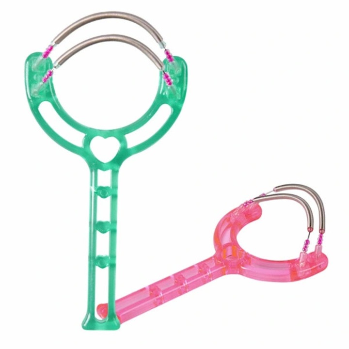 Set 2 epilatoare cu fir pentru fata, alb
