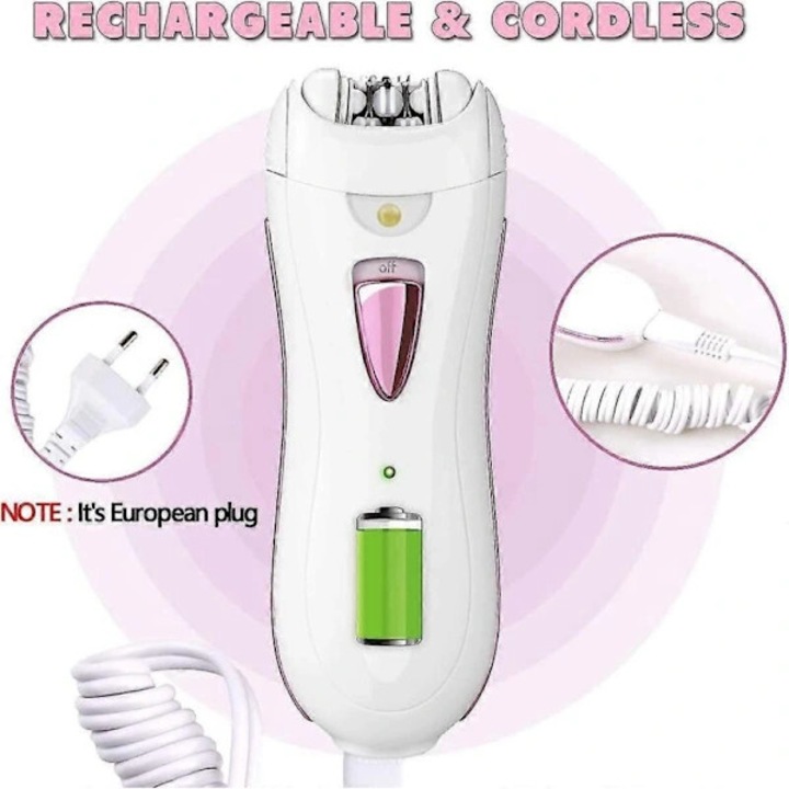 Epilator facial mini alb 12.3x4.2x2.7cm set complet
