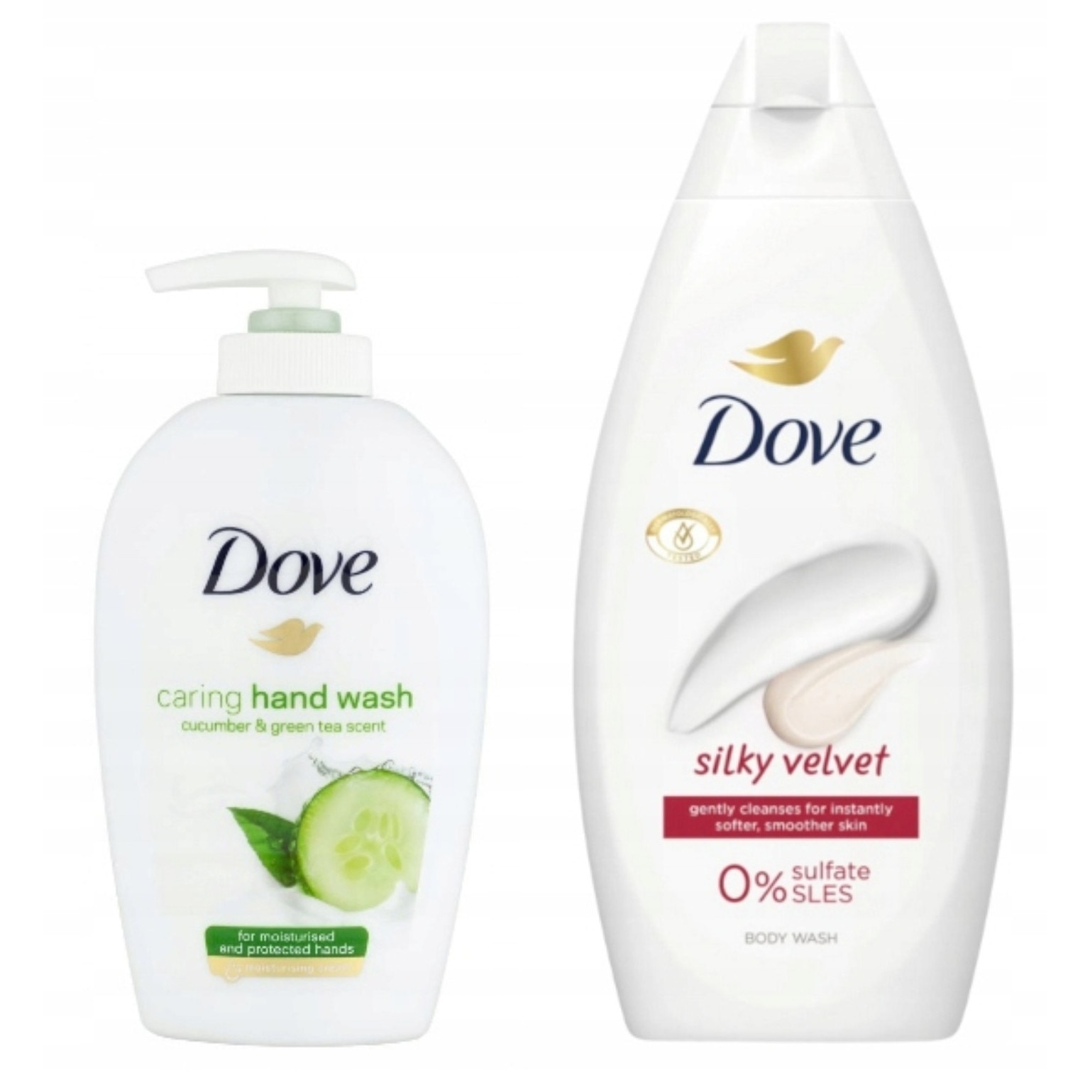 Gel de dus Dove Silky Velvet 0% Sulfate SLES 720 ml - eMAG.ro