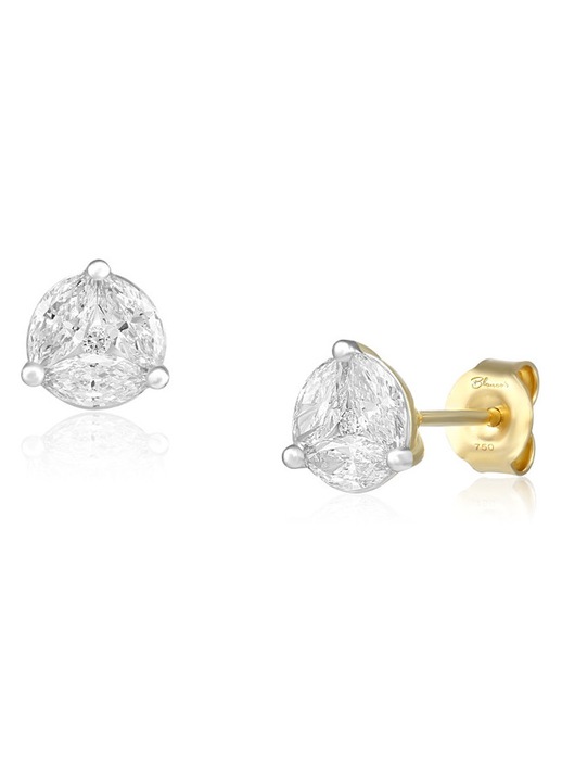 Cercei Aur 18k Diamante BLANCO'S, EP-32361-Y