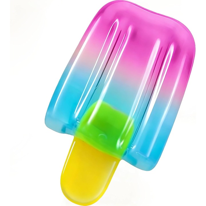 NEEDOH Nyári Fagylalt stresszoldó játék, lassan visszatérő squishy, környezetbarát nem mérgező hab, kék, 1 db.