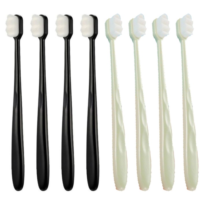 Fogkefe, mikro-nano, ergonomikus, fehér
