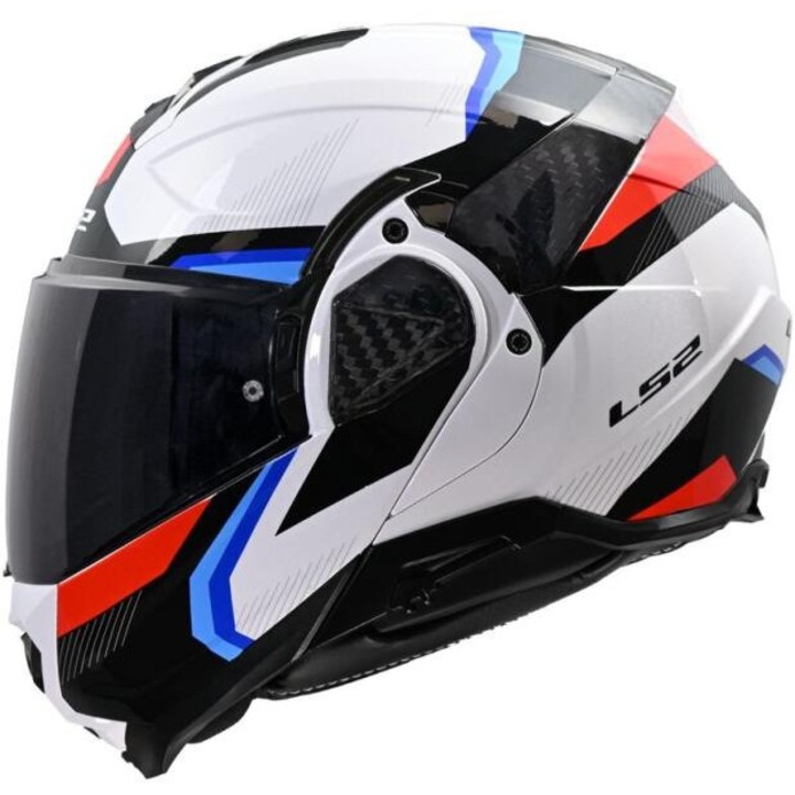 Каска за мотор LS2 FF910 ADVANT II TRIPLE WHITE BLUE RED размер L